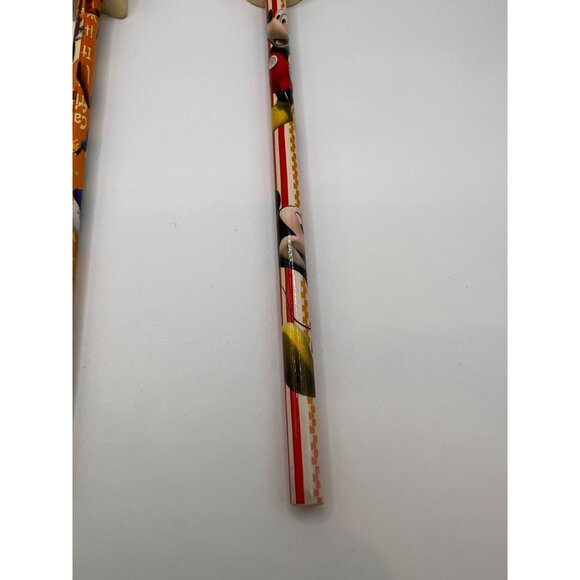 Set Of 3 VTG Disney Pencils W Eraser Toppers Mickey &‎ Minnie Mouse Donald Goofy - Picture 6 of 10